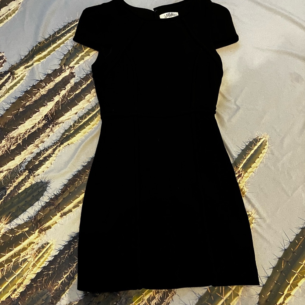 Tibi Elegant Black Mini Dress